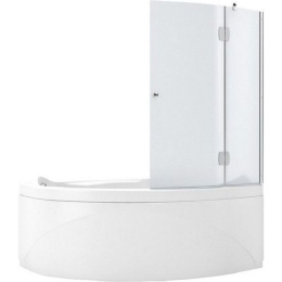 Шторка для ванны Aquanet AQ2 R, матовое стекло