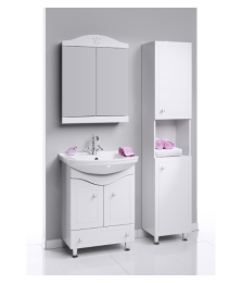 AQWELLA Franchesca FR0106 Напольная тумба с раковиной 65 см.