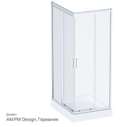 Душевое ограждение 100х80 Am.Pm Gem (W90G-404-100280-MT) прозрачный