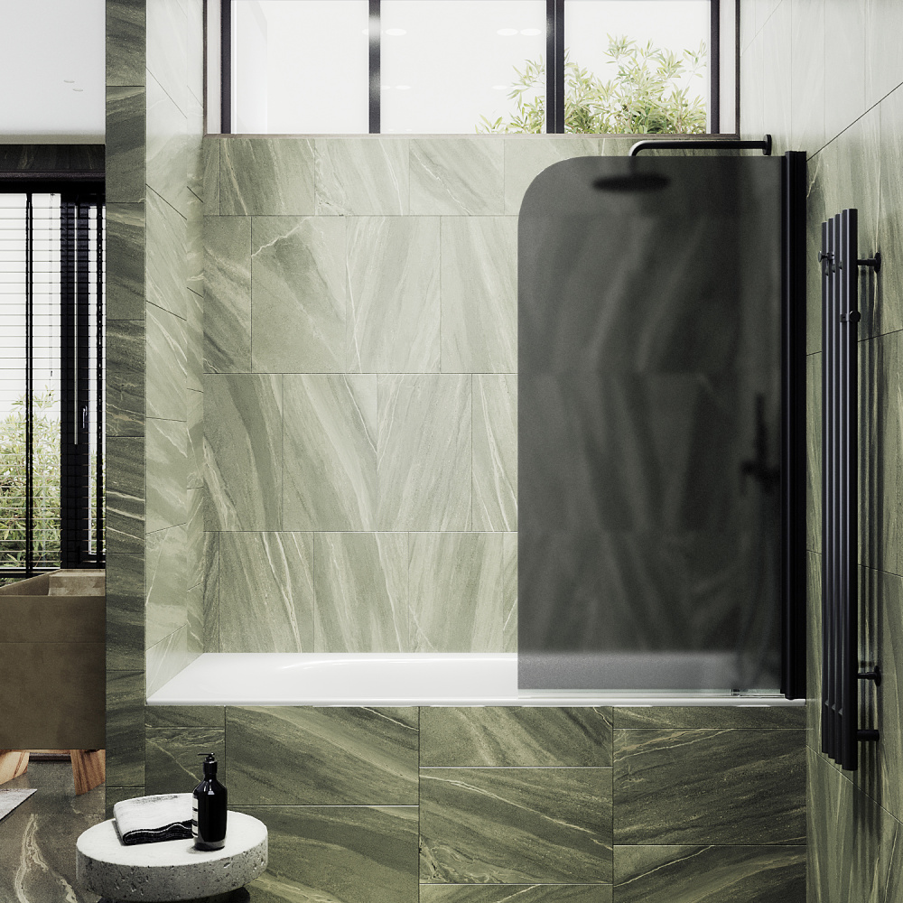 Шторка на ванну Maybah Glass MGV-622-2 поворотная на монопетле