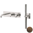 Смеситель для ванны Remer Element ET53D2WBBR, бронза масляная