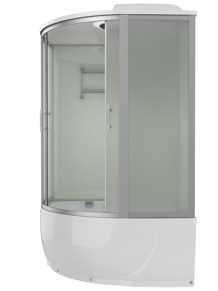 Фото Душевая кабина 150x150x225 Erlit (ER4350T-W3) , Поддон высокий