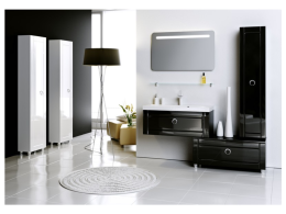 Aqwella Infinity Inf.03.08/BLK Тумба дополнительная 80см.