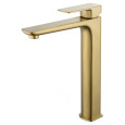 Смеситель для раковины высокий Wonzon&Woghand Edge (WW-88239003-BG) Золото