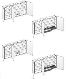 Фото Зеркальный шкаф Keuco Elegance 21604171302, алюминий