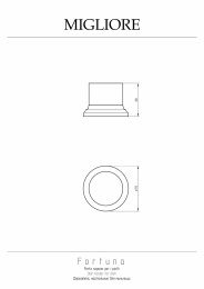 Фото Держатель Migliore Fortuna 27931 хром