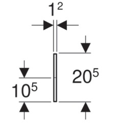 Фото Фронтальная панель для раковины Geberit Bambini 178 430060016