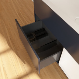 Фото Villeroy Boch Finion F040MTHG Тумба под раковину 996х498 мм (white matt/midnight blue matt)