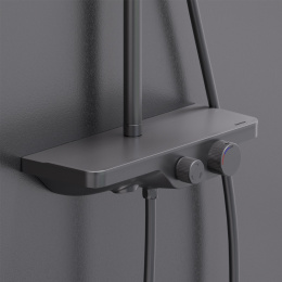 Душевая система Damixa Apollo (947730300) черный