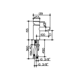 Смеситель для раковины Keuco Plan 54903010100, хром