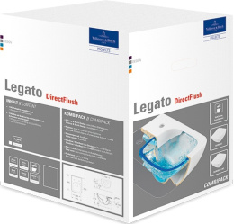 Villeroy&Boch Legato 5663RS01 Унитаз подвесной, безободковый