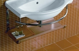 Фото Полка под раковину Hatria (Y0PX01) дерево