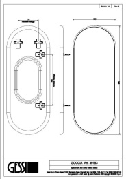 Фото Зеркало Gessi Goccia (39153#520)