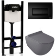 KIT VSWG 7317GM Slim P1 Комплект инсталляции 4 в 1, WINNER S BLOCK VS0853202, унитаз DREAM 7317GM, к
