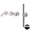 Смеситель для ванны Remer Element ET53D2PWBCFP, черный брашированный хром