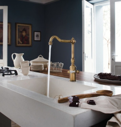 Фото NOBILI Charlie CH75113BR Смеситель для кухни (бронза)