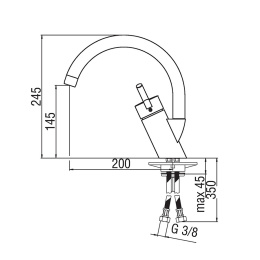 NOBILI Oz T2 OZ113/T2CR - Смеситель для кухни (хром)