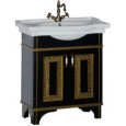 Тумба с раковиной Aquanet Valensa 80,5 см (00212957) черный