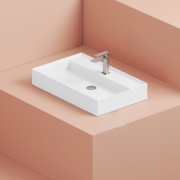 Раковина накладная 75 см ArtCeram Scalino (SCL008 05 00) белый