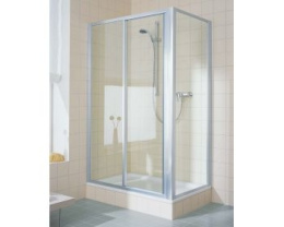 KERMI Ibiza2000 Душевой угол раздвижной 1200x800x1850, мат.серебро+Arena C