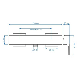 Фото Смеситель для душа Paini Grazia 21CR511 хром