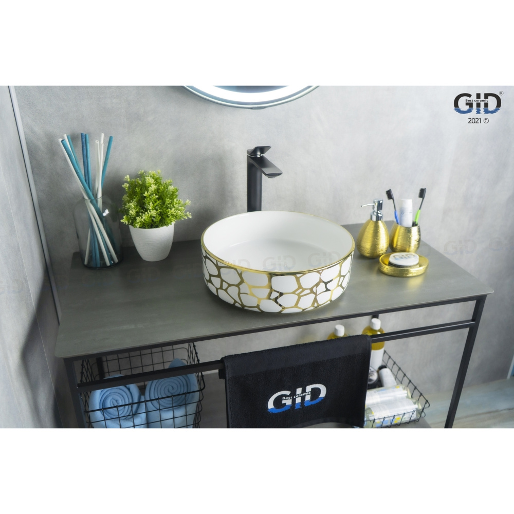 Раковина накладная Gid D1357h018