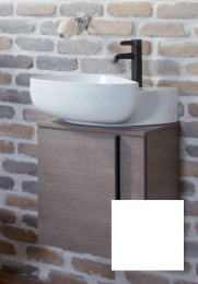 Тумба под раковину Jacob Delafon Nouvelle Vague 45 см, EB3045G-F30, цвет белый сатин, левая