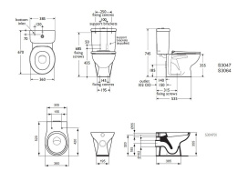 Ideal Standard Contour 21 S306401 Бачок для унитаза