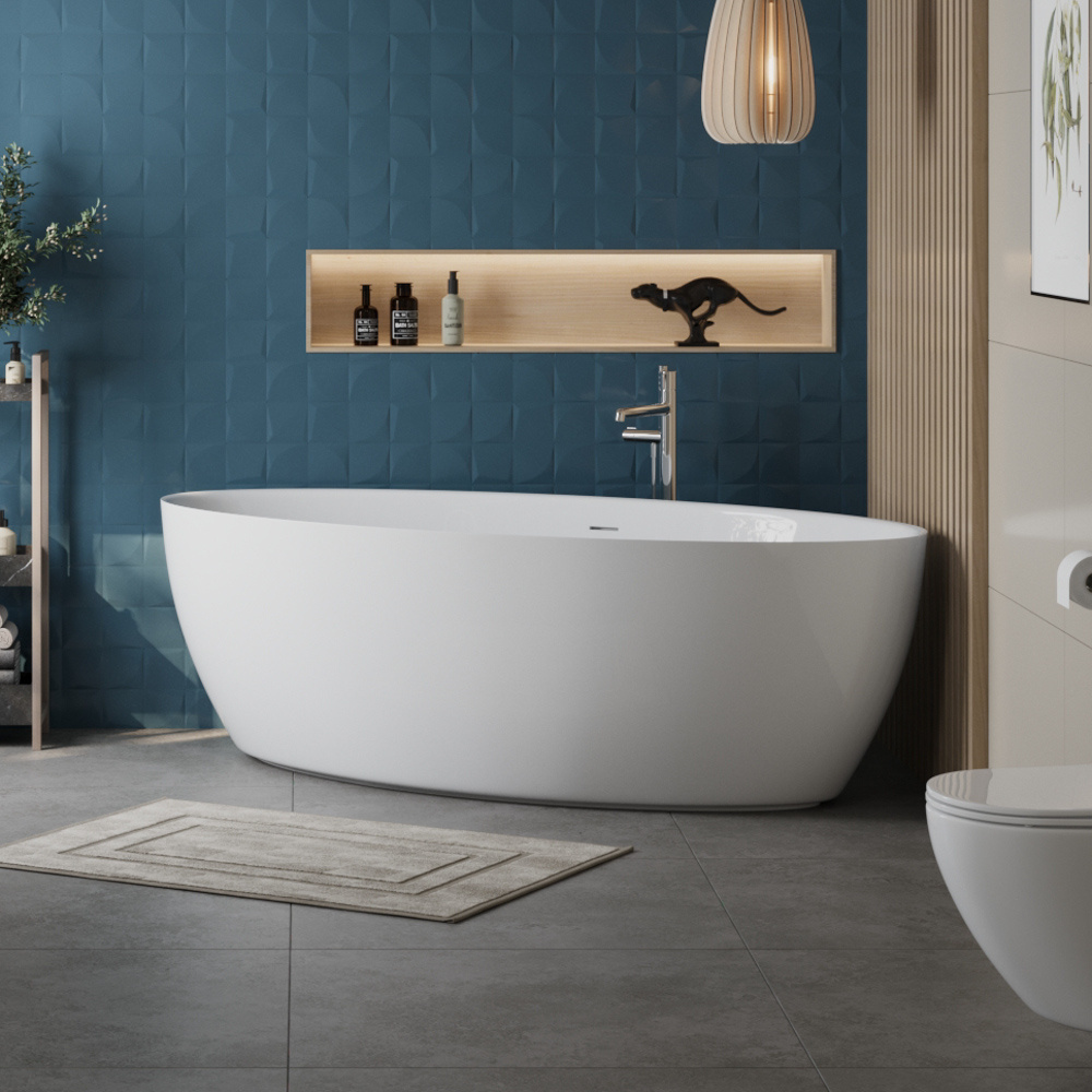 Акриловая ванна BelBagno 186х88 (BB707-1860-880) Белый