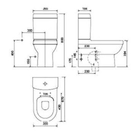 Creavit Vitroya VT361 Чаша унитаза
