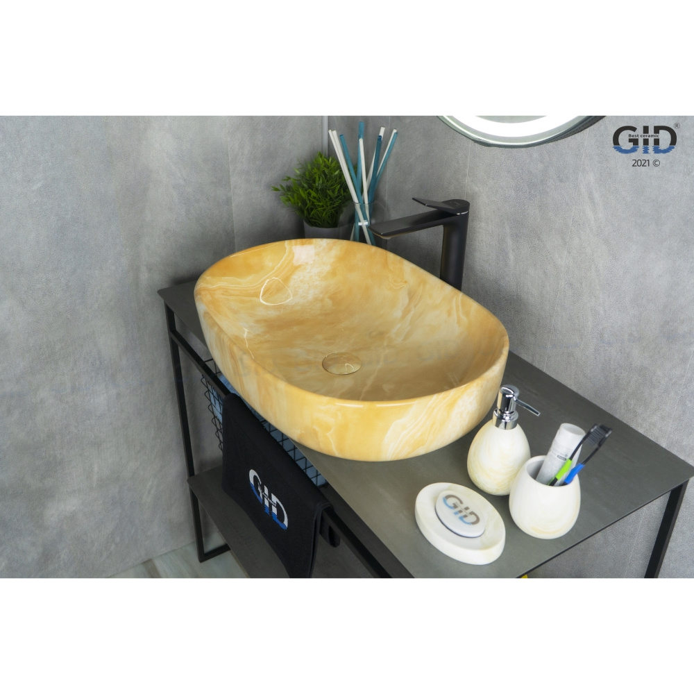 Раковина накладная Gid Mnc171