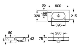 Фото Раковина Roca Meridian (32724X000) белый