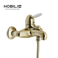 NOBILI Uniko UK110/1T5BR - Смеситель для ванны (бронза, белый)