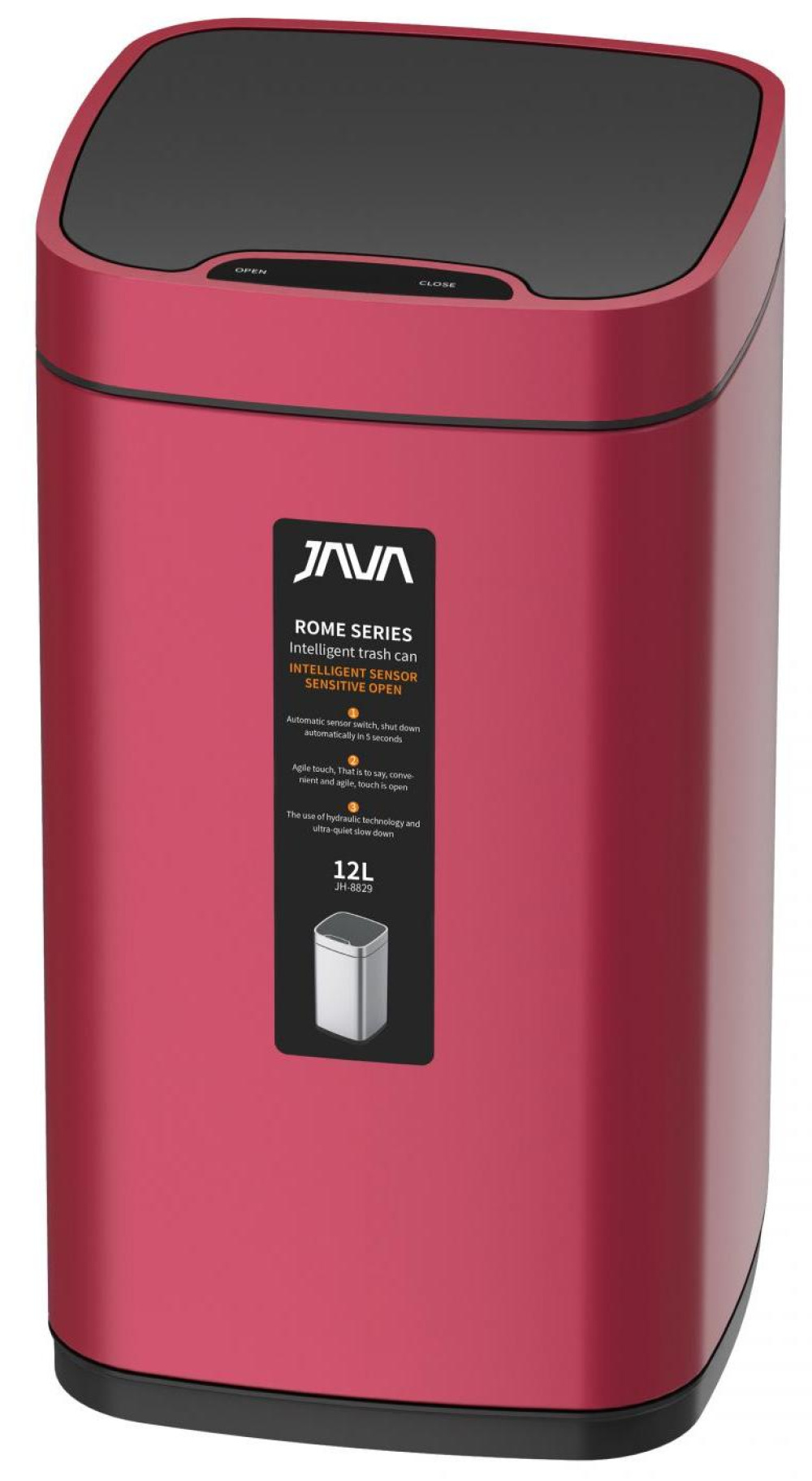 JAVA S-883-12R Сенсорное ведро 12 л