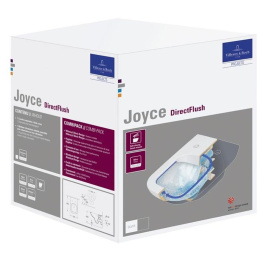 Подвесной унитаз Villeroy&Boch Joyce 5607 R201 с крышкой-сиденьем soft close