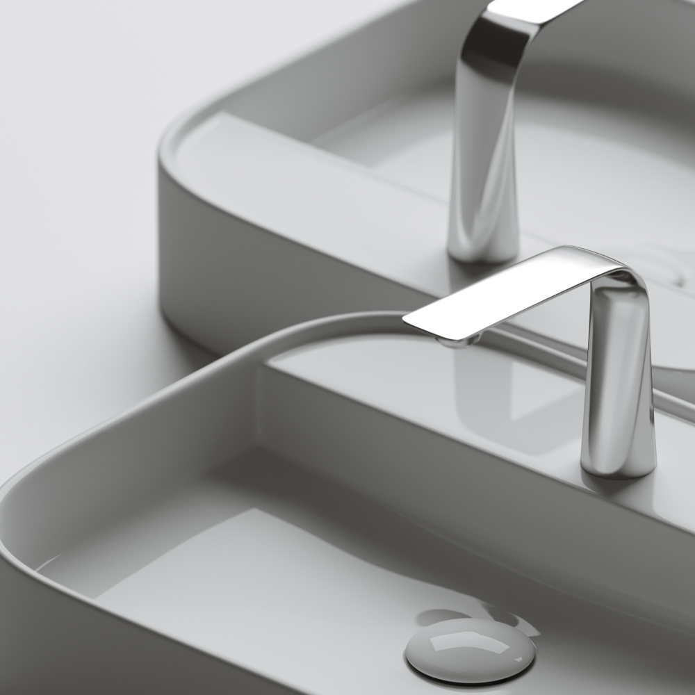 Накладная раковина Ceramicanova Element CN6034 прямоугольная 55 см