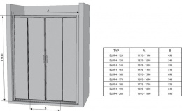 Душевая дверь Ravak Blix (0YVS0C00Z1)