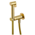 Гигиенический душ со смесителем Remer X Style N64WDO, золото глянцевое