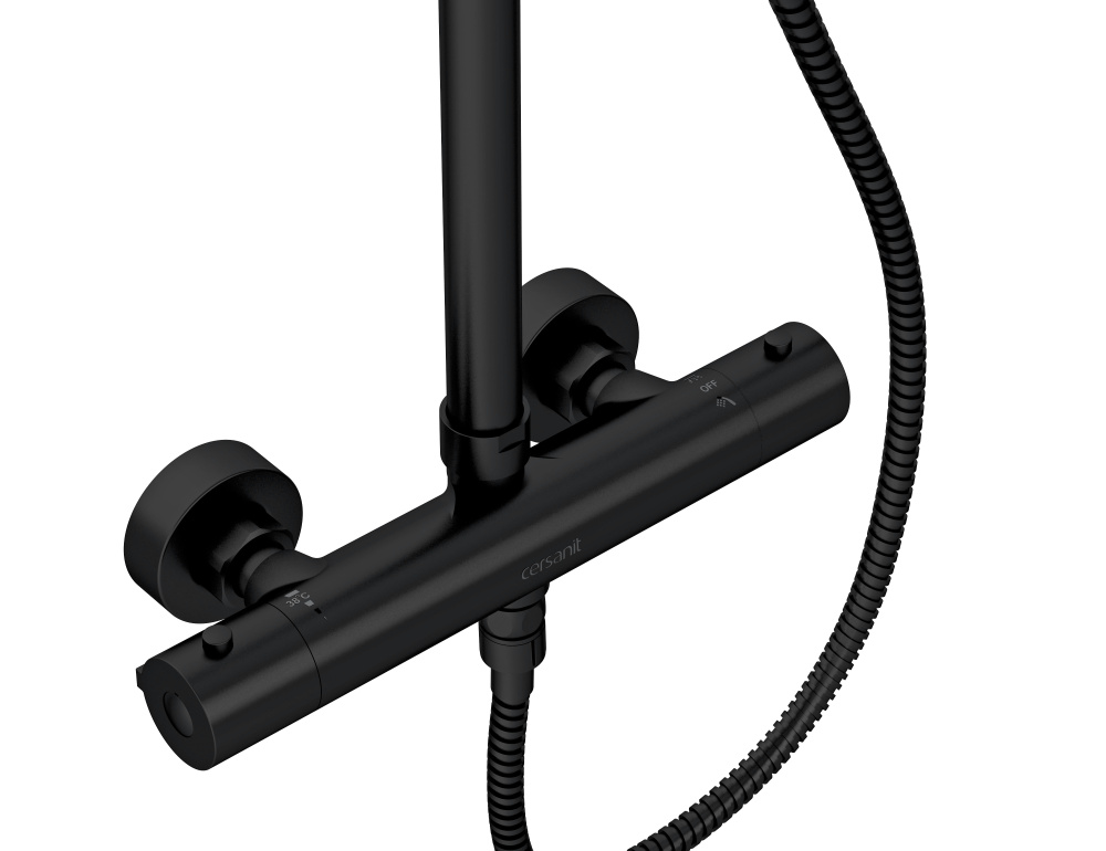 Душевая система BRASKO BLACK с термостатом 63112