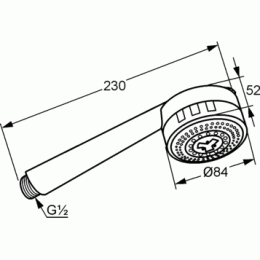 Фото Ручной душ Kludi Zenta (6080086-00)