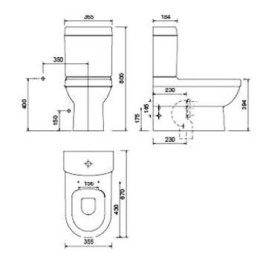 Creavit Vitroya VT361 Чаша унитаза