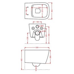 Подвесной унитаз ArtCeram A16 (ASV003 05 00) белый матовый