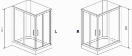 Душевая кабина 120x80x222 Timo (ILMA-102)