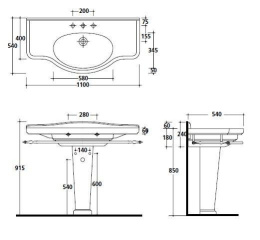 Держатель полотенца Galassia Ethos (8443)