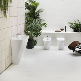 Фото Azzurra Hera HELF06343T0MBI*1 Раковина 63х43х85 см, 1 отв., цвет: белый