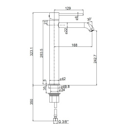 Фото Смеситель для раковины Paini Cox 78PW205OLL никель