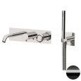Смеситель для ванны Remer Element ET53D2WBCFP, черный брашированный хром