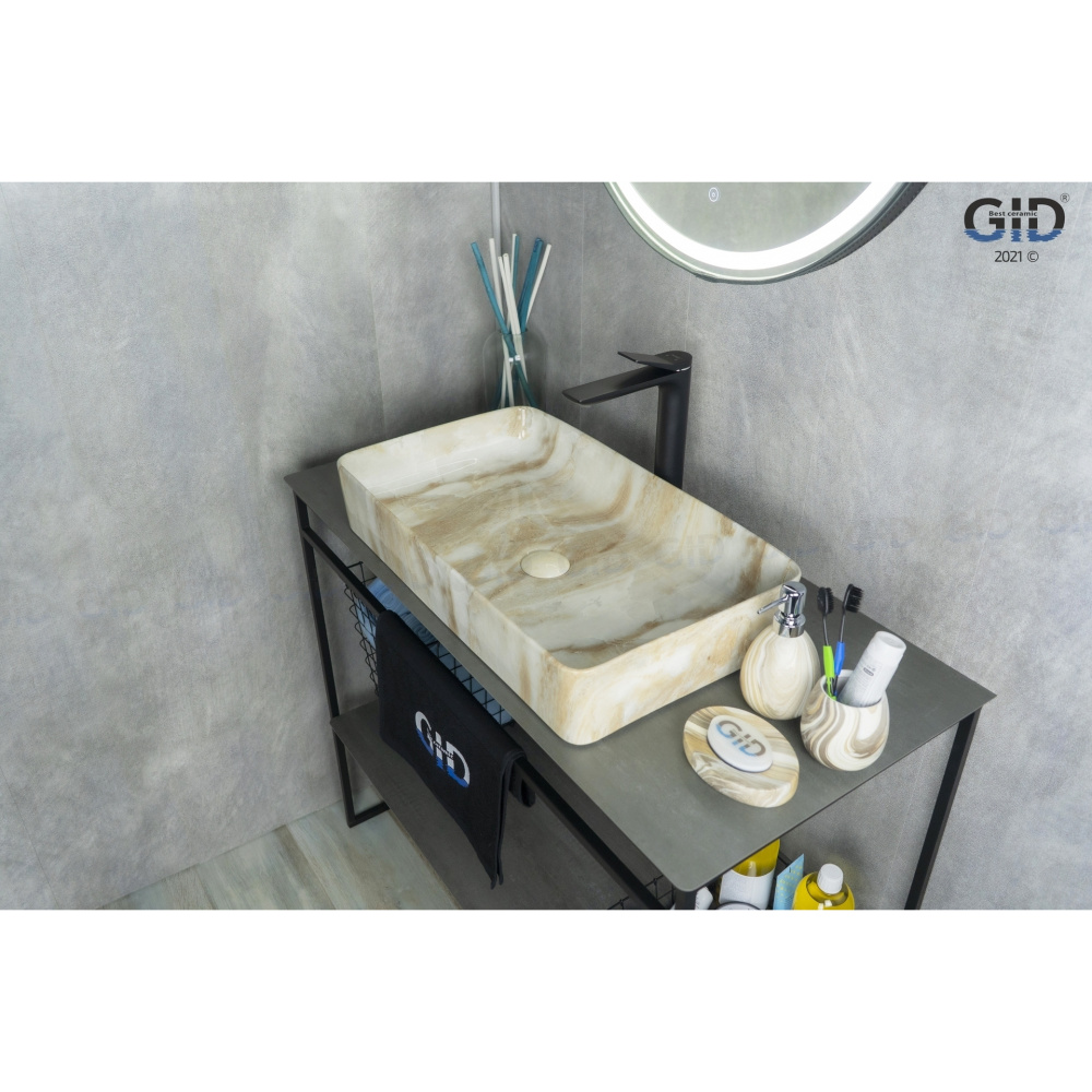 Раковина накладная Gid Mnc596