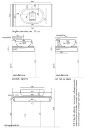 Консоль под раковину Galassia Midas (5554B)