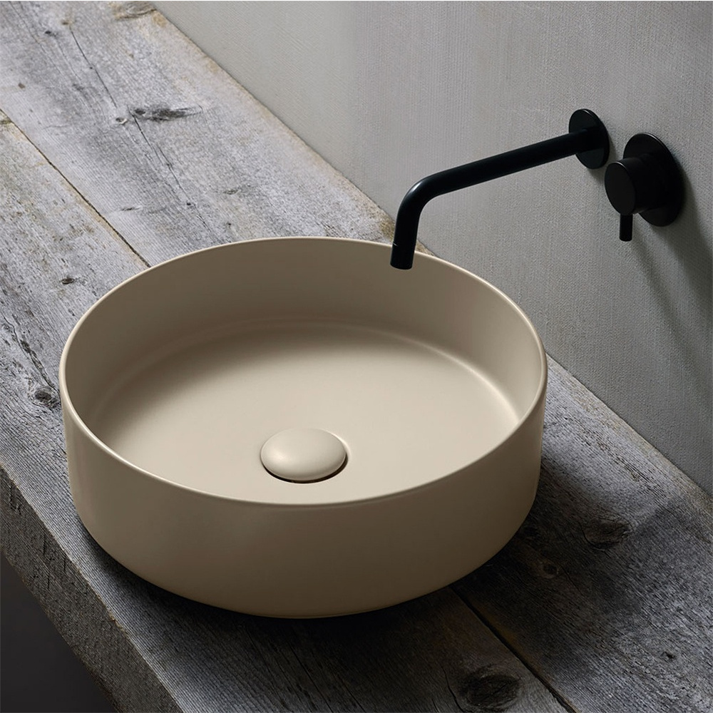 Ceramica CIELO Shui Comfort SHCOLAT40 AV - Раковина накладная Ø 40 см Avena